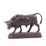 Bronze Sculpture of a Bull.