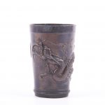 Japanese Bronze Dragon Cup