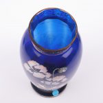 Blue glass vase. - Image 3