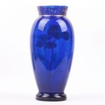 Blue glass vase. - Image 4