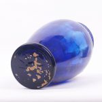 Blue glass vase. - Image 5