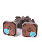 (English) Pair of Bronze Sculptures. - Image 4
