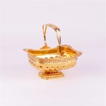 Russian Gilded Silver Basket. - Image 2