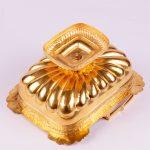 Russian Gilded Silver Basket. - Image 4