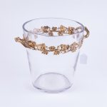French Champagne Cooler with Solid Silver Handles