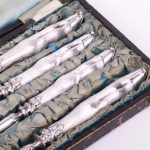 4 Piece Silver Serving Set for Meat and Salad. — изображение 2