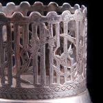 Russian Silver Tea Glass Holder. - Image 4