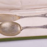 2 Piece Silver Dessert Set. — изображение 2
