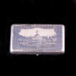 Russian Silver and Niello Cigarette Case.