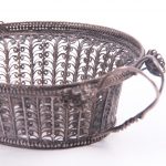 Russian Silver Filigree Basket. - Image 3