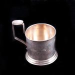Russian Silver Tea Glass Holder. — изображение 2