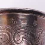 Pair of Russian Silver Goblets. - Image 5