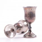 Pair of Russian Silver Goblets. - Image 3