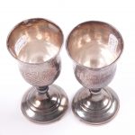 Pair of Russian Silver Goblets. - Image 4
