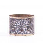 (English) Russian Silver and Niello Napkin Ring