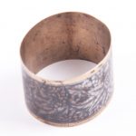 (English) Russian Silver and Niello Napkin Ring - Image 3