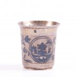 Russian Silver and Niello Beaker.
