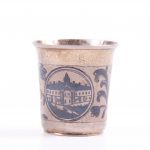 Russian Silver and Niello Beaker. - Image 2