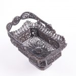 Russian Silver Filigree Basket. - 图片 3