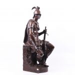 "Le Courage Militaire" Bronze Sculpture by Paul Dubois. - Image 2