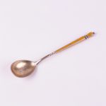 Enameled Silver Grachev Teaspoon. - Image 2