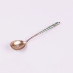 Enameled Silver Grachev Teaspoon. - Image 2