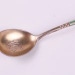 Enameled Silver Grachev Teaspoon. - Image 3