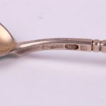 Enameled Silver Grachev Teaspoon. - Image 4