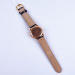 (English) Exactus 18K Gold Chronographe Wrist Watch. - Image 3
