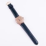 (English) Exactus 18K Gold Chronographe Wrist Watch. - Image 2