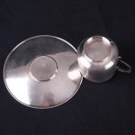 法国银茶杯和茶托。 - 图片 5