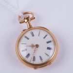 Jaeger Le Coultre 18K Gold Pocket Watch. - Image 2