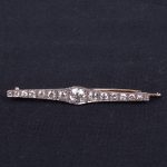 Fine Latvian Diamond Brooch.