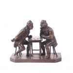 Gamblers Bronze Sculpture