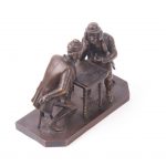 Gamblers Bronze Sculpture - Image 4