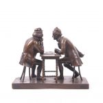 Gamblers Bronze Sculpture - Image 6