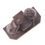 Gamblers Bronze Sculpture - Image 8