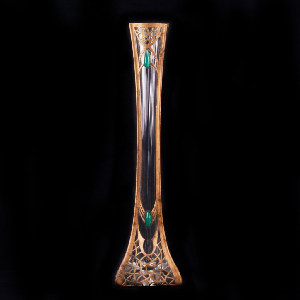 Beautiful Late Art Nouveau Glass Vase