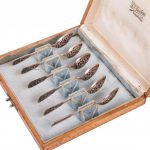 Russian Silver and Niello Tea-Spoon Set - Image 2