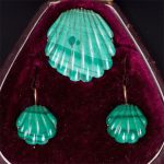 Russian Set of Brooch and Earrings in a Box - Image 2