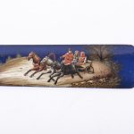 Antique Russian Lacquered Miniature Bookmark - Image 2