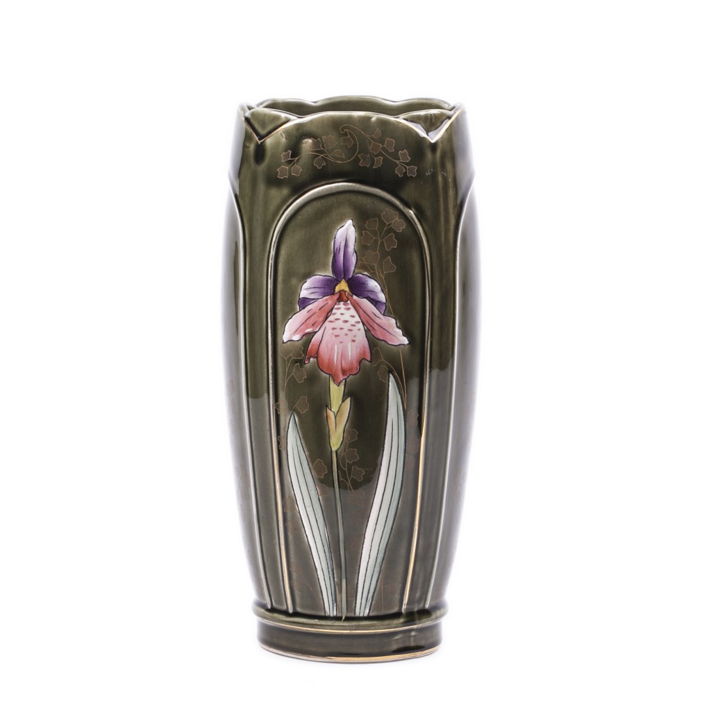 French Faience Flower Vase