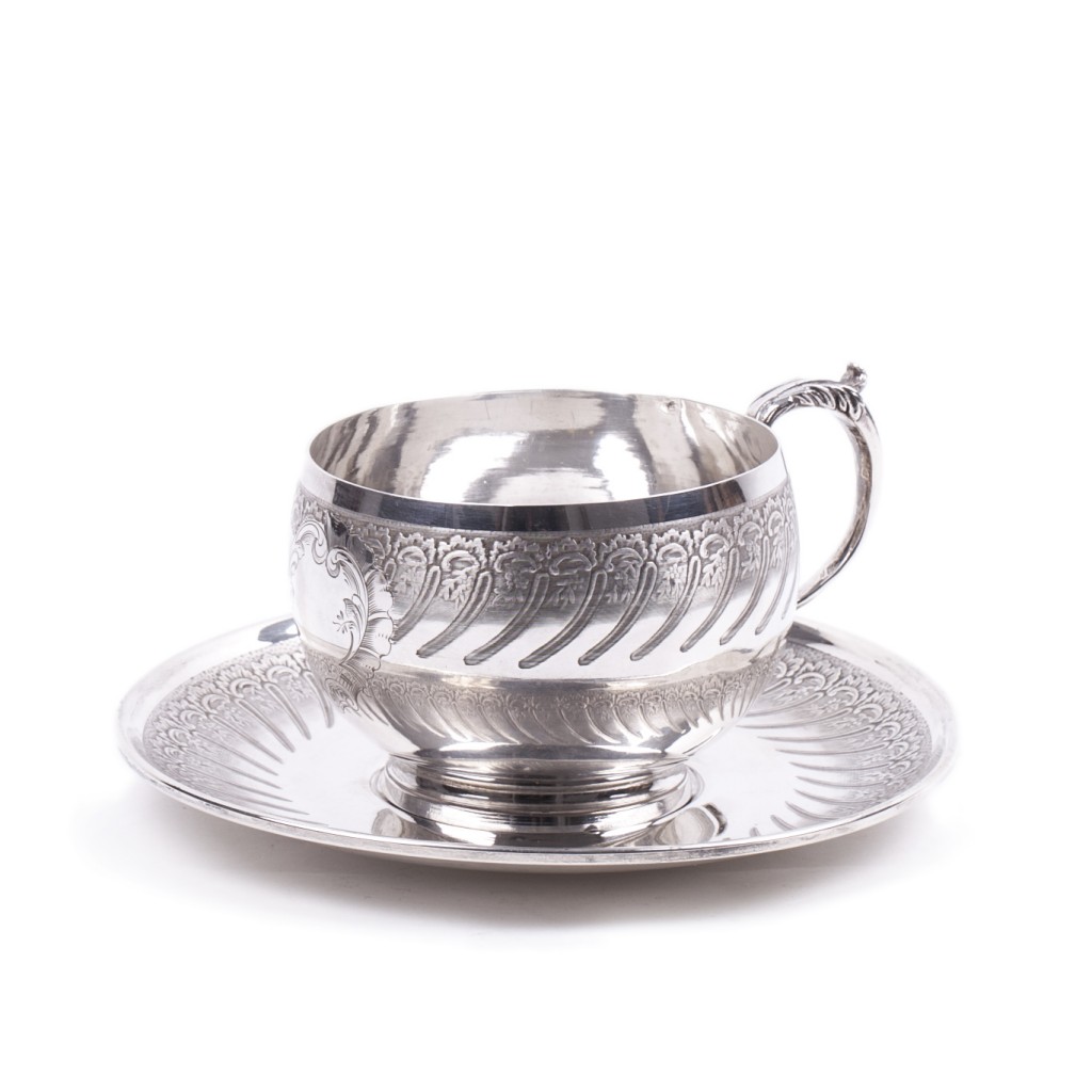 Antique French Silver Tea Cup