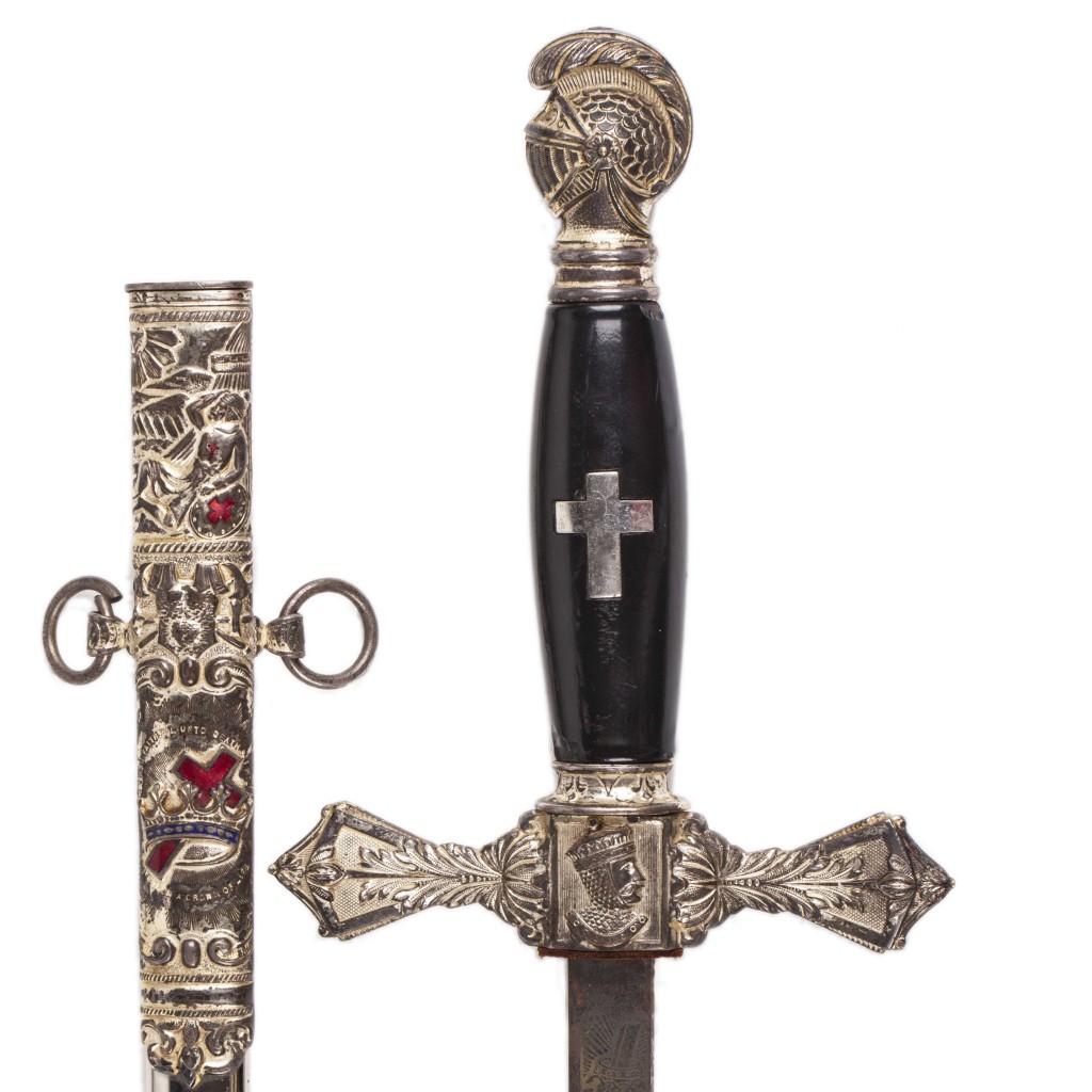 Antique Masonic Knights Templar Ceremonial Sword
