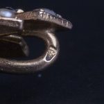 Renaissance style gold brooch