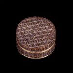 Antique Gold 18k-0.750 tortoise shell jewelry box with floral motives