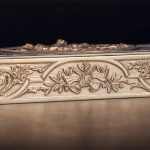 Antique French silver gilt and enamel box. - Image 5