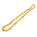 Antique Baltic amber necklace.