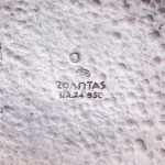 复古希腊Zolotas银质花瓶。 - 图片 5