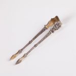(English) Antique French silver serving set of 6 pieces in a box. Silver, France. - Image 6